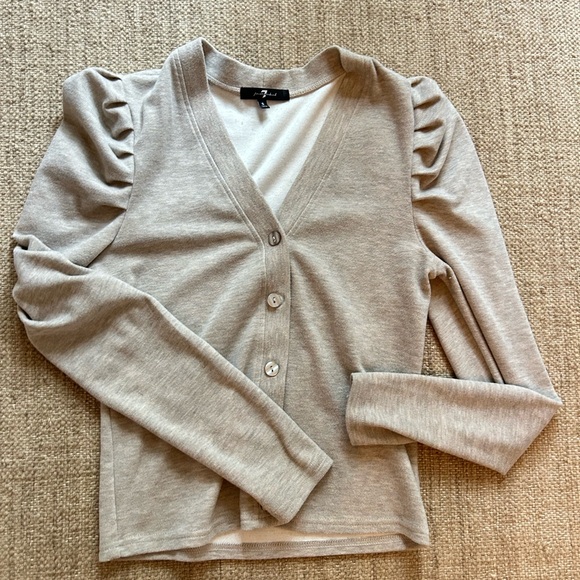Seven for all Mankind Button Up Cardigan Sweater Small - Picture 1 of 2